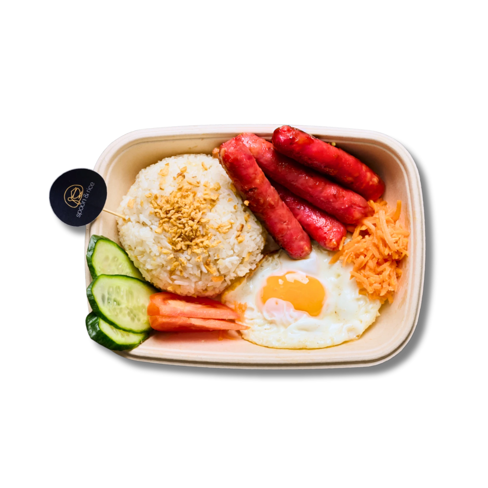 Sweet Longsilog (Sweet Filipino Sausage)